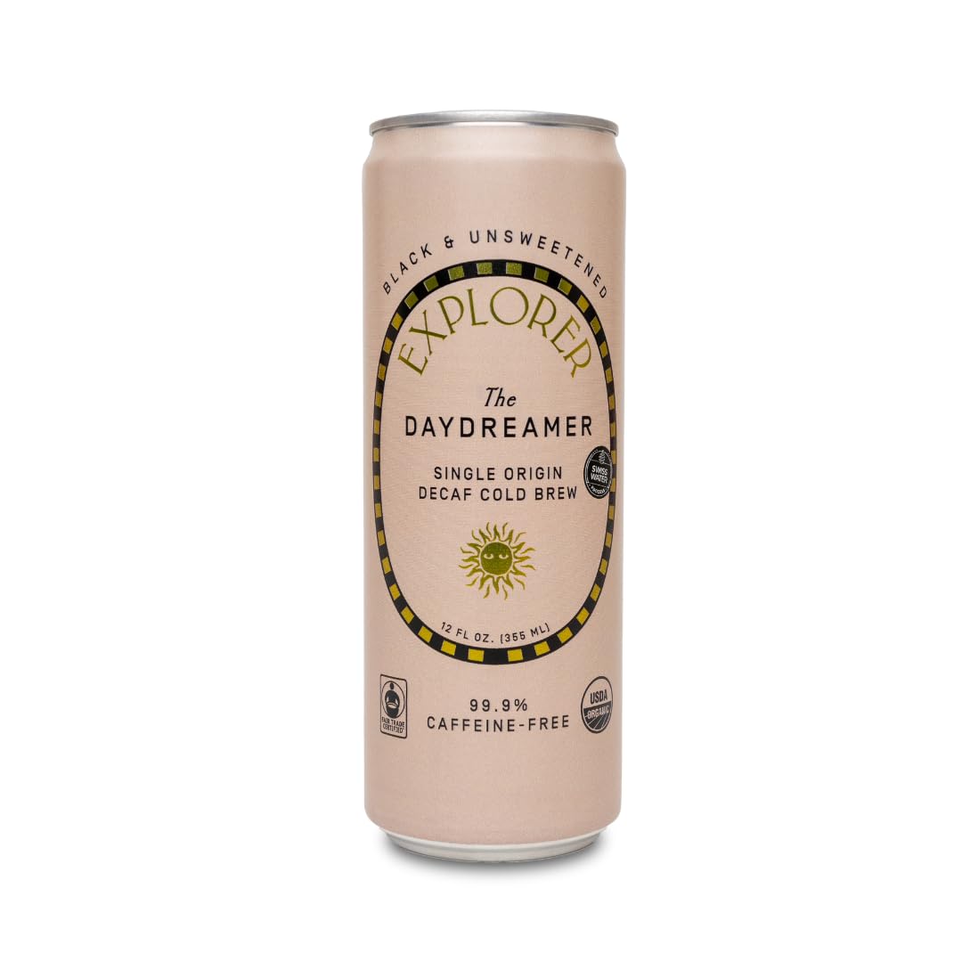 Organic Cold Brew Black Unsweetened Fair Trade Ready to Drink 12oz Pack of 12