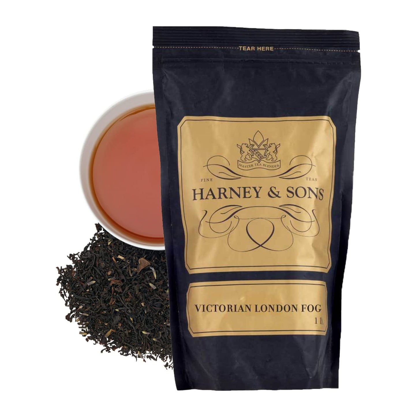 London Fog Black & Oolong Loose Leaf Tea with Bergamot Vanilla Lavender 16oz