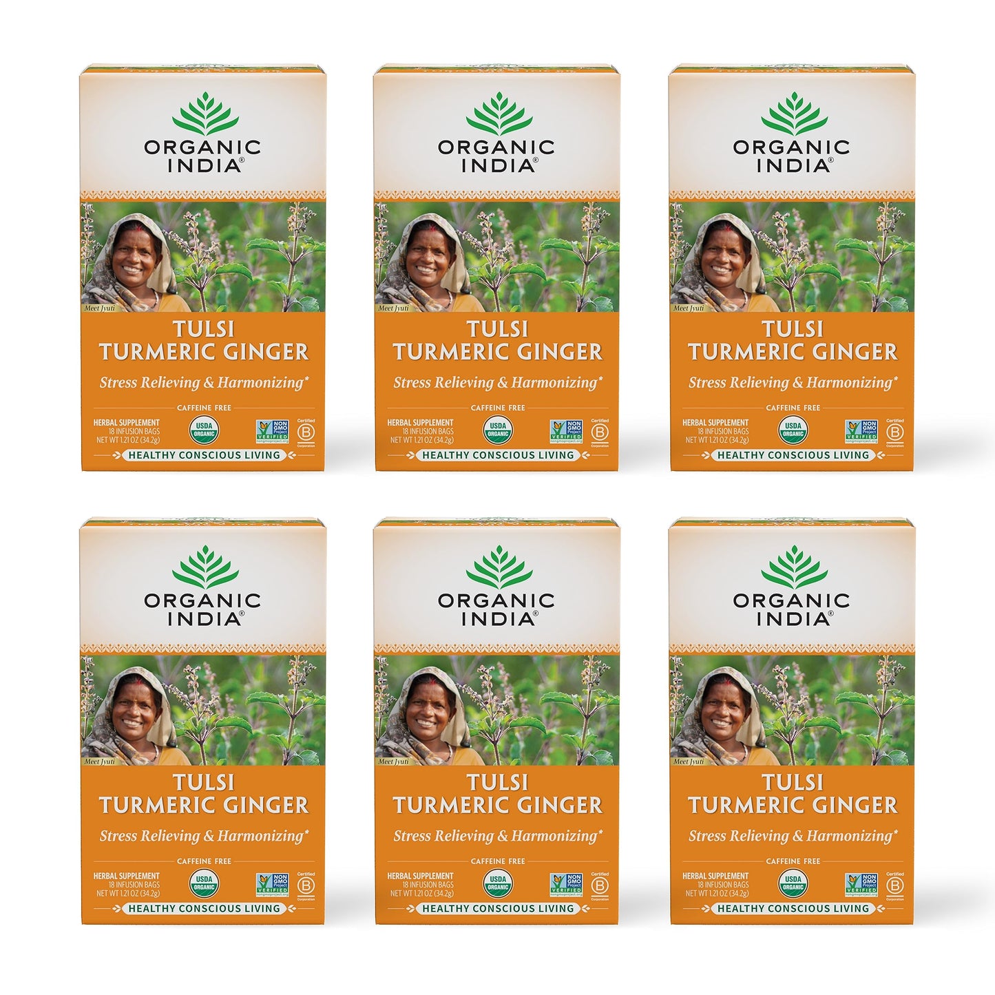 Organic India-Tea-6Packs