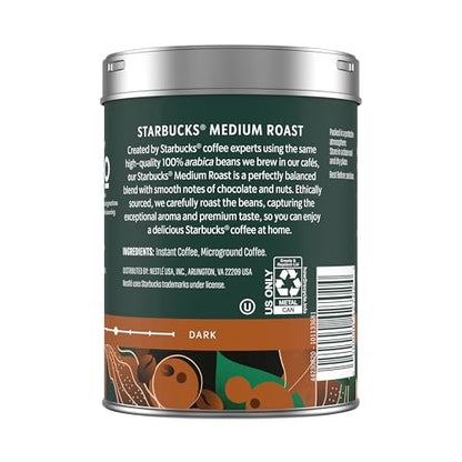 Premium Medium Roast Instant Coffee 100% Arabica Tin Up to 40 Cups