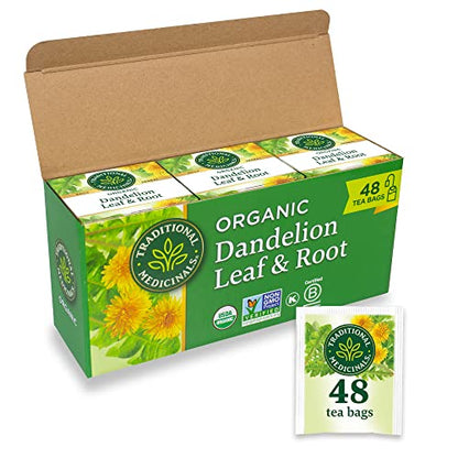 Traditional Medicinals Organic Roasted Dandelion Root Herbal Tea