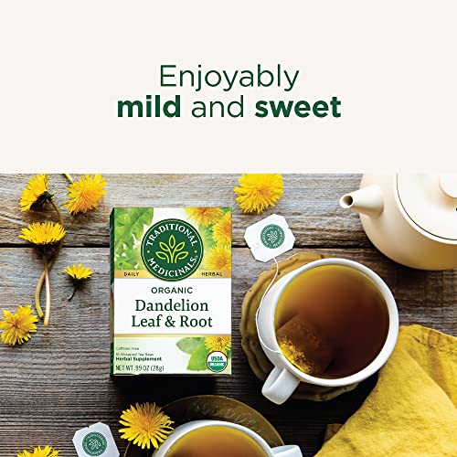 Traditional Medicinals Organic Roasted Dandelion Root Herbal Tea