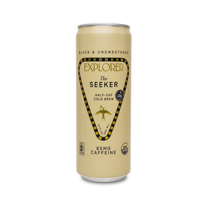Organic Cold Brew Black Unsweetened Fair Trade Ready to Drink 12oz Pack of 12
