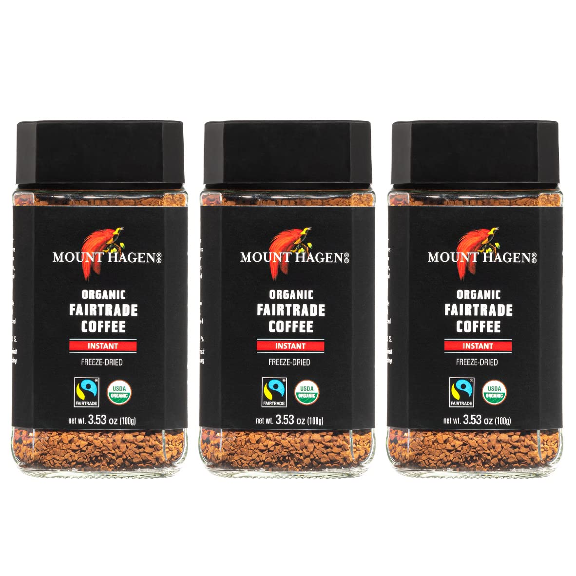 Mount Hagen 3.53oz Organic Freeze Dried Instant Coffee