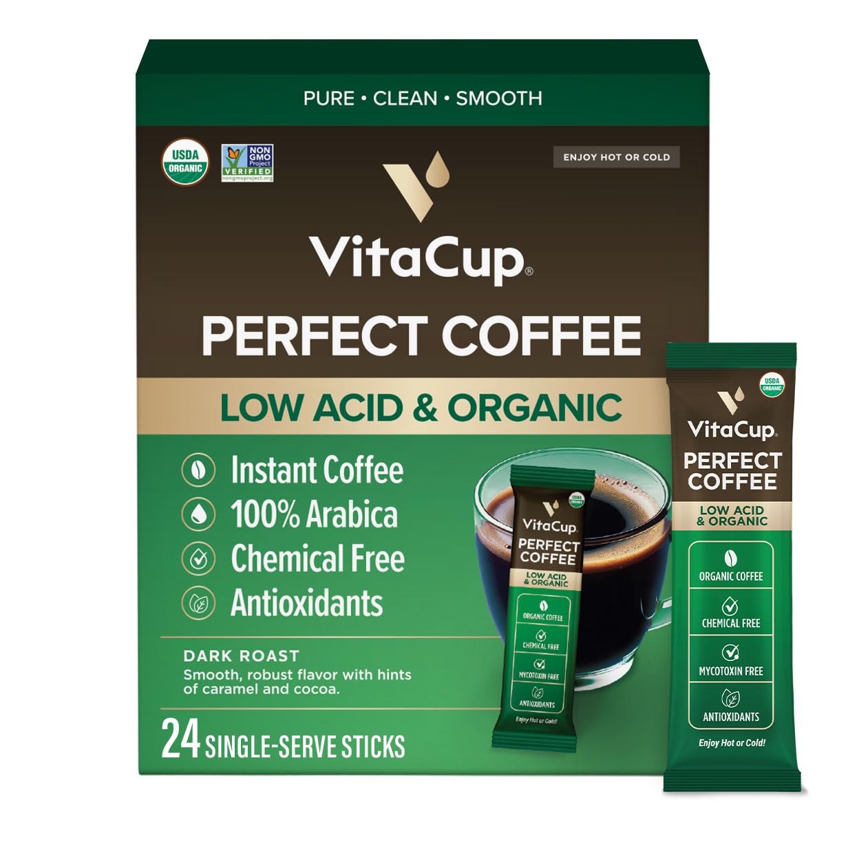 VitaCup Instant Coffee Sticks