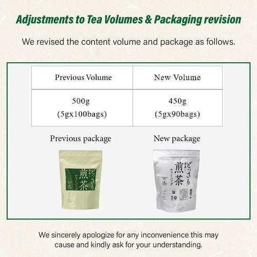 90 Teabags Value Pack -Green Tea Bulk from JAPAN | Japanese Tea KIMIKURA