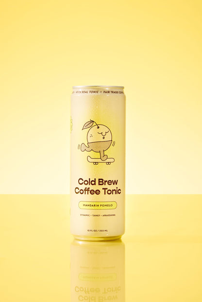 Sparkling Espresso Tonic Canned Coffee Drink Fair Trade Naturally Sweetened 12oz Pack of 12 75mg Caffeine 45 Calories