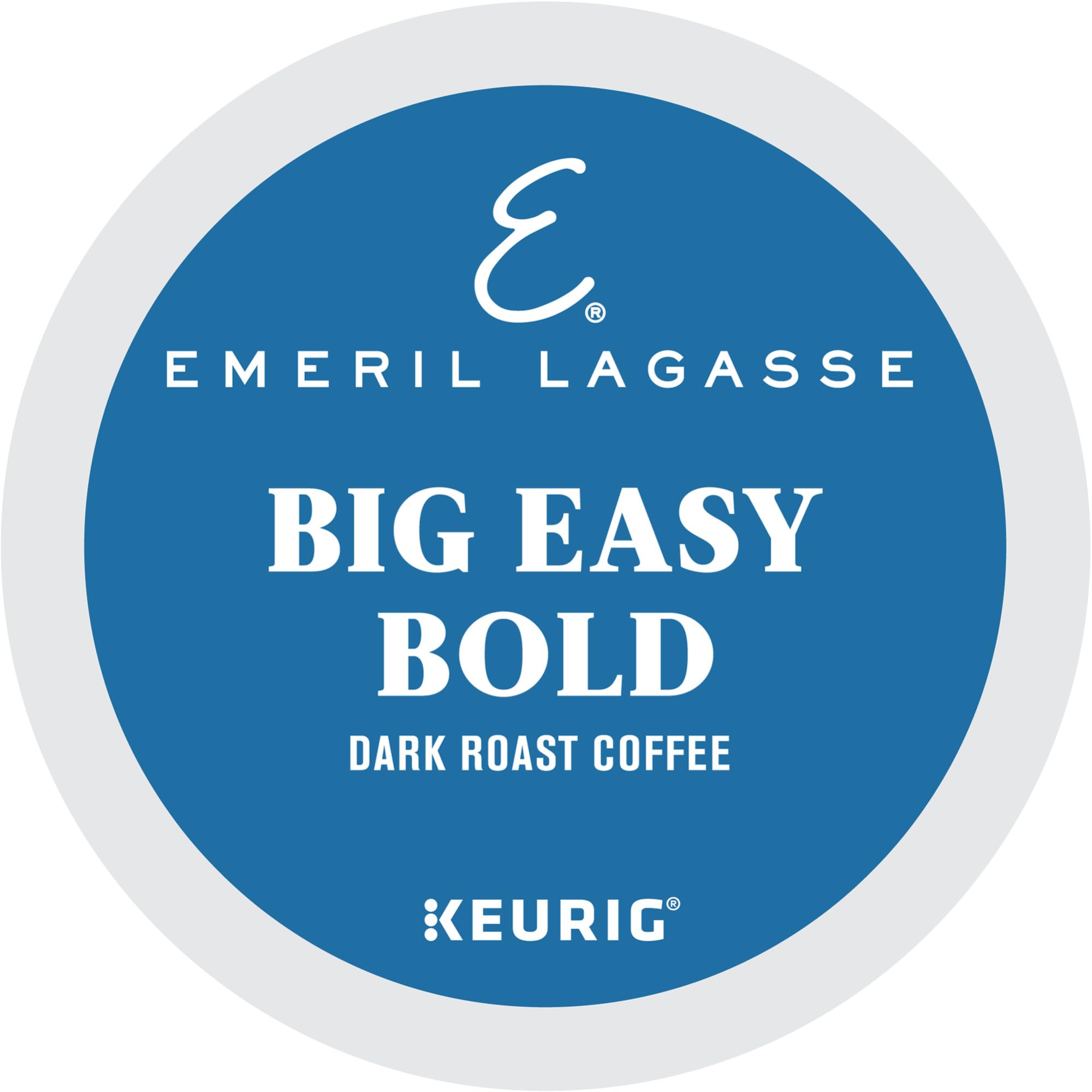 Emeril Big Easy Bold Coffee, Keurig Single-Serve K-Cup Pods, Dark Roast Coffee