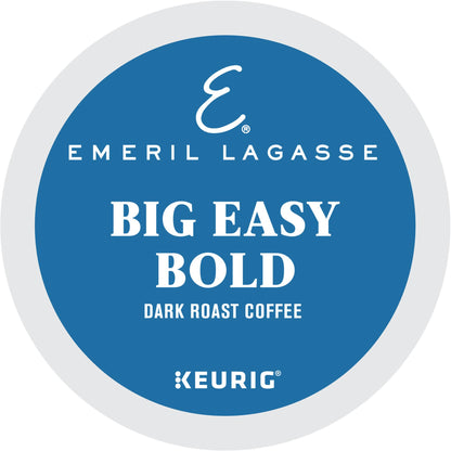 Emeril Big Easy Bold Coffee, Keurig Single-Serve K-Cup Pods, Dark Roast Coffee