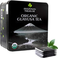 Organic Guayusa Tea Bags with Natural Caffeine Energy Focus Tin 60 Count