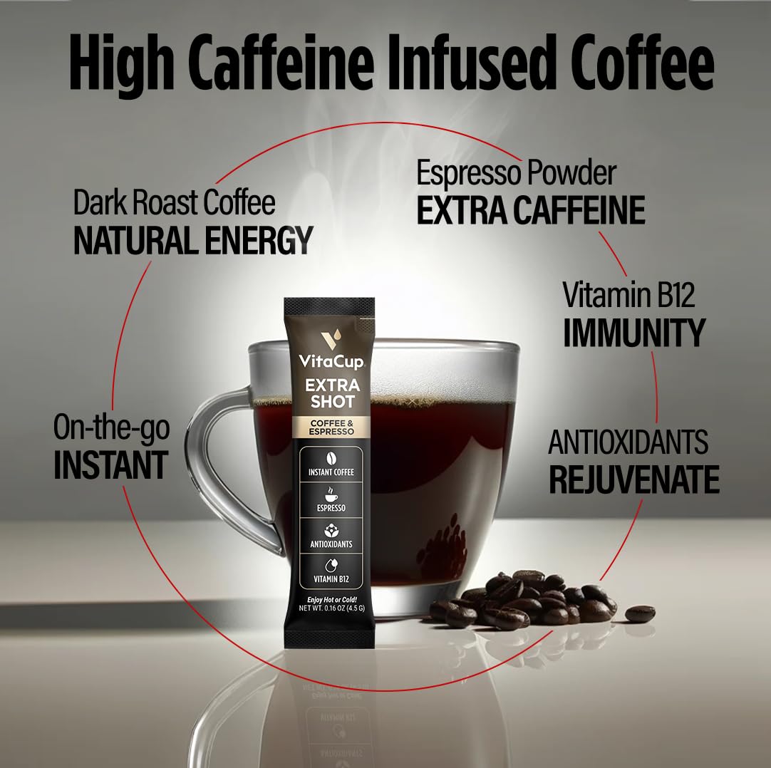 VitaCup Instant Coffee Sticks