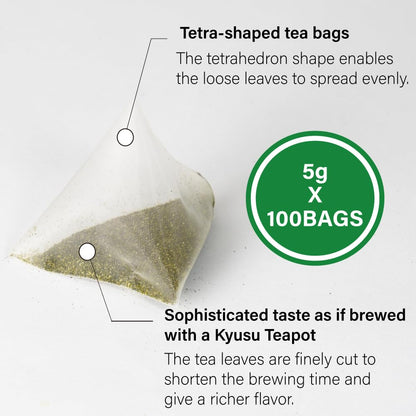 90 Teabags Value Pack -Green Tea Bulk from JAPAN | Japanese Tea KIMIKURA