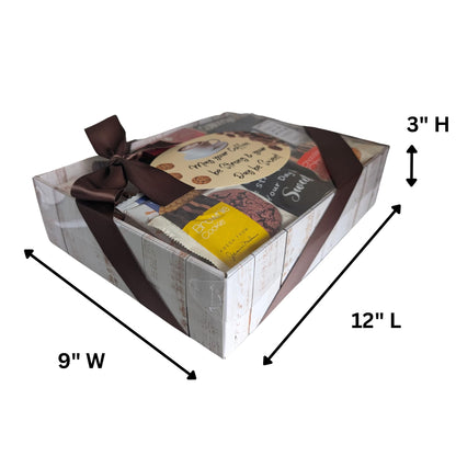 Coffee Gift Basket with Mug Gourmet Coffee Chocolate Cookies Gift Set for All Occasions