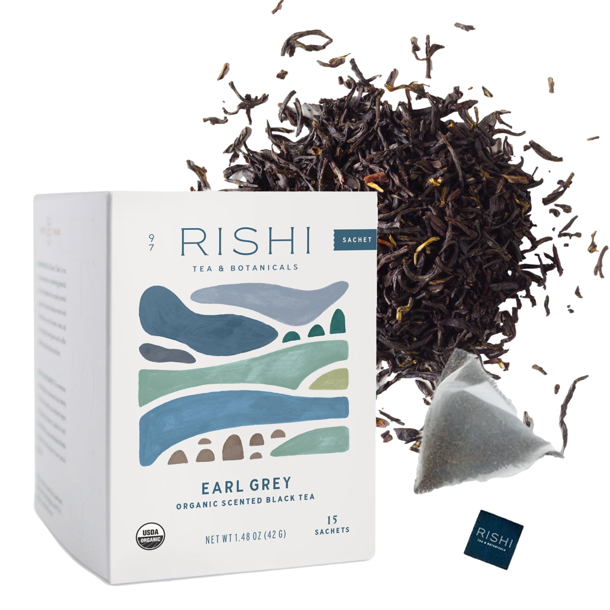 Earl Grey Black Tea Sachet Bags with Bergamot Oil Organic Kosher