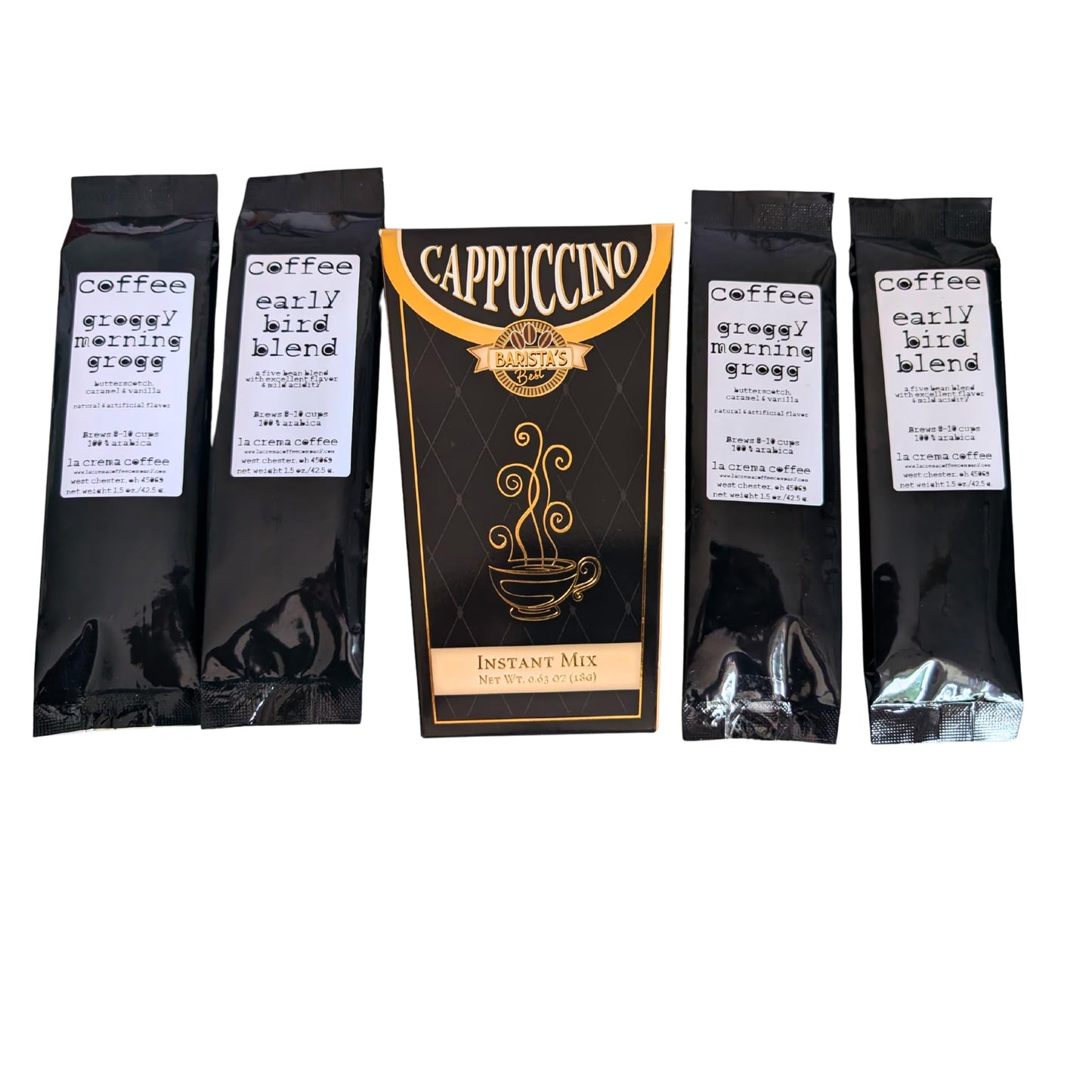 Coffee Gift Basket with Mug Gourmet Coffee Chocolate Cookies Gift Set for All Occasions