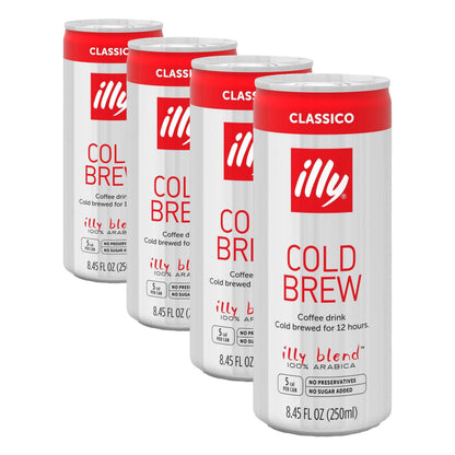 Ready to Drink Cold Brew Cappuccino & Latte Macchiato Italian Arabica Coffee All Natural No Preservatives
