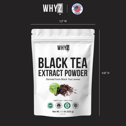 Instant Black Tea Powder Unsweetened Iced Tea Concentrate Hot & Cold Drink Mix