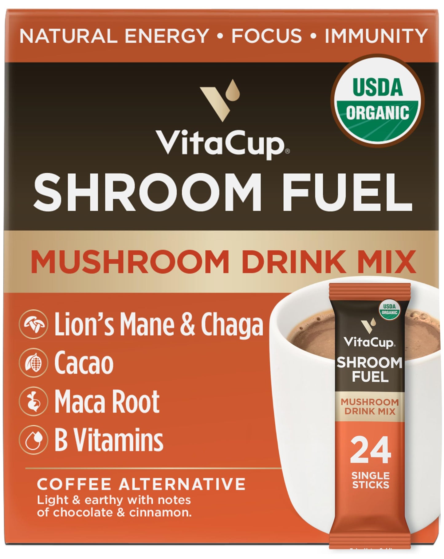 VitaCup Instant Coffee Sticks