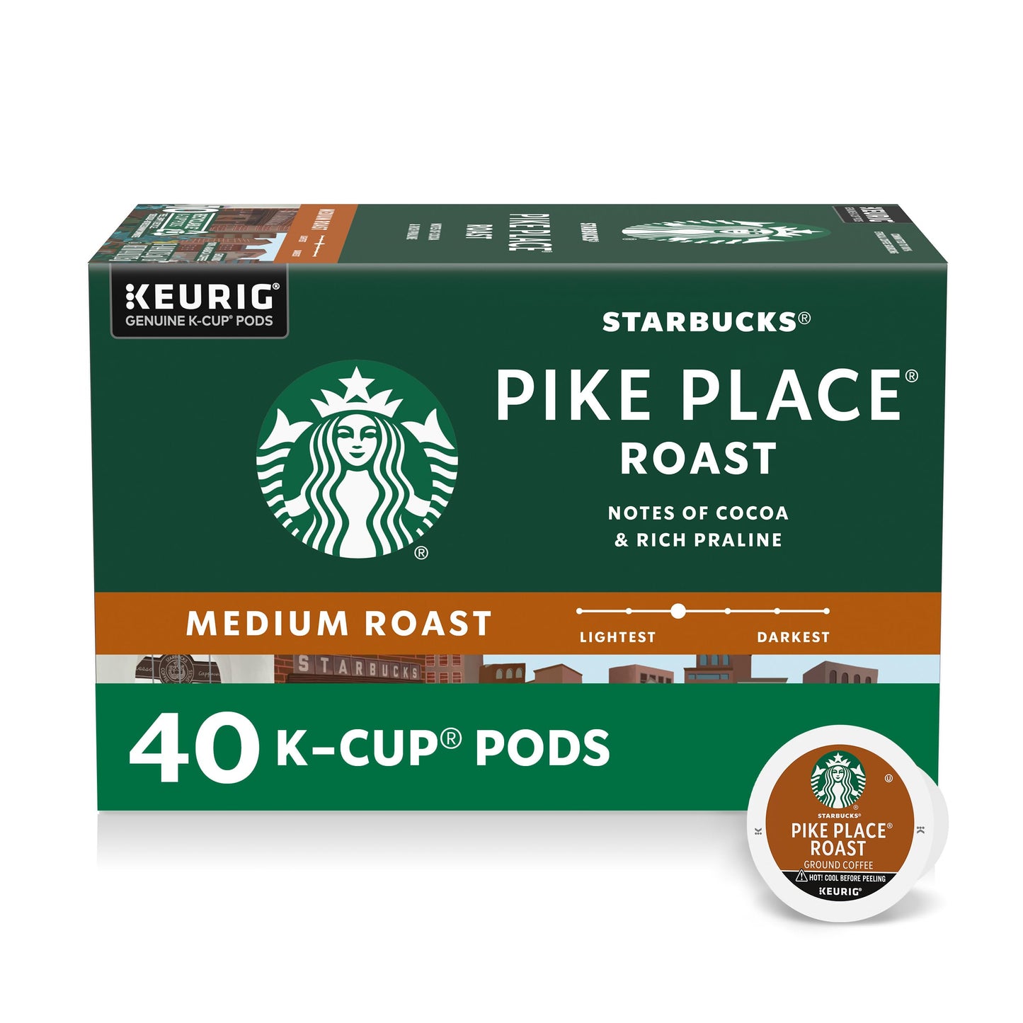 STARBUCKS 2 caffeinecapsuleboxkeurigmedium roast