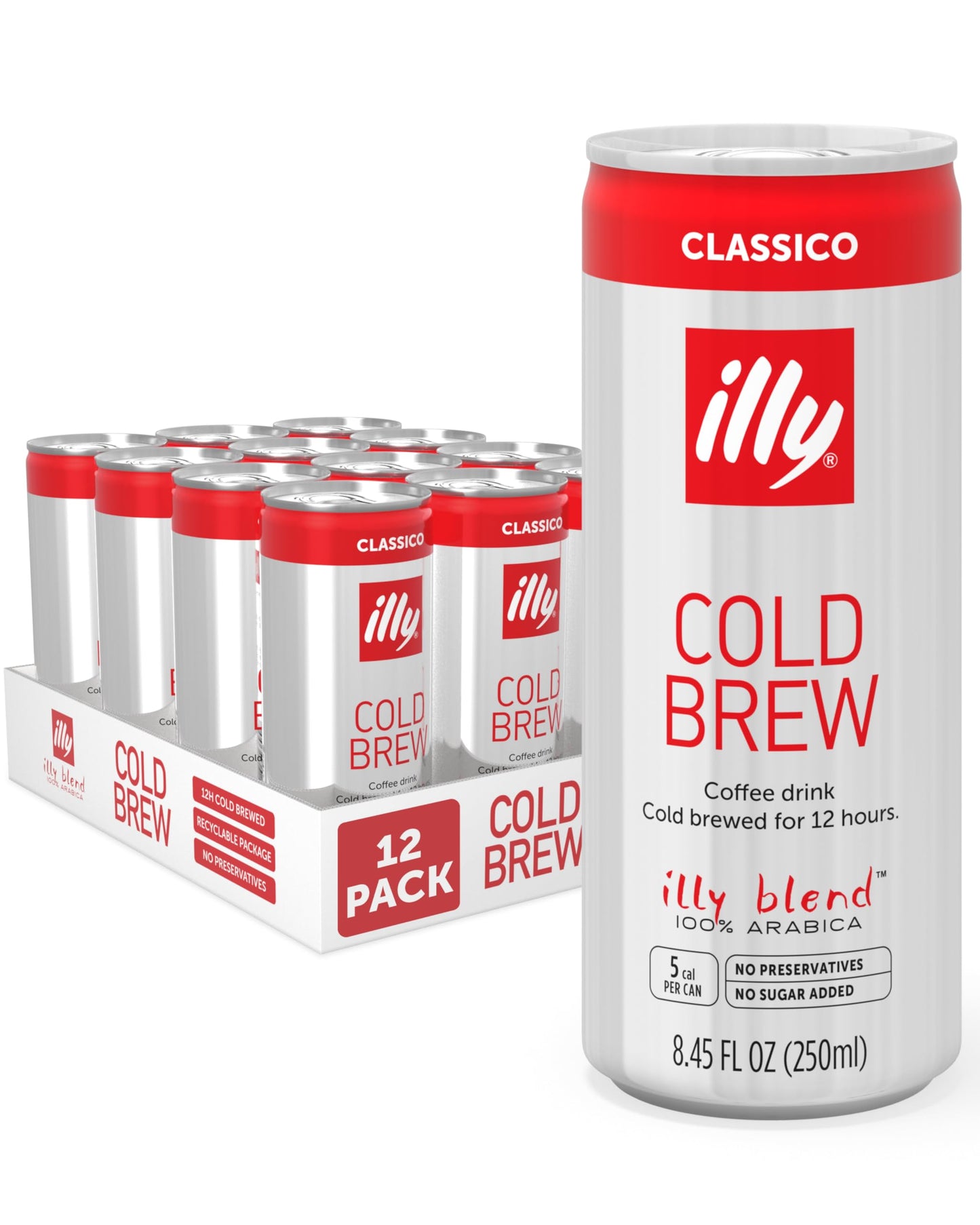 Ready to Drink Cold Brew Cappuccino & Latte Macchiato Italian Arabica Coffee All Natural No Preservatives