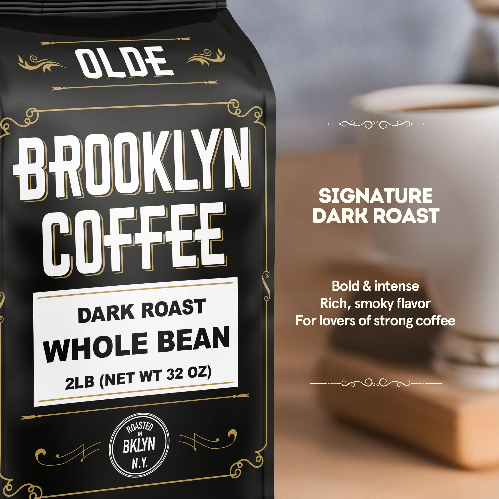 BROOKLYN COFFEE Whole Bean Dark Roasts