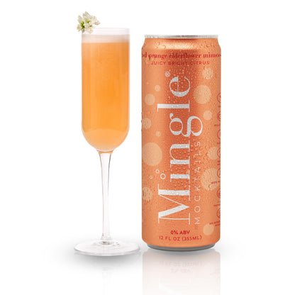 Mocktail Flavored Non Alcoholic Drink Real Juice Canned Cocktail Mixer Vegan Gluten Free 12oz Cans