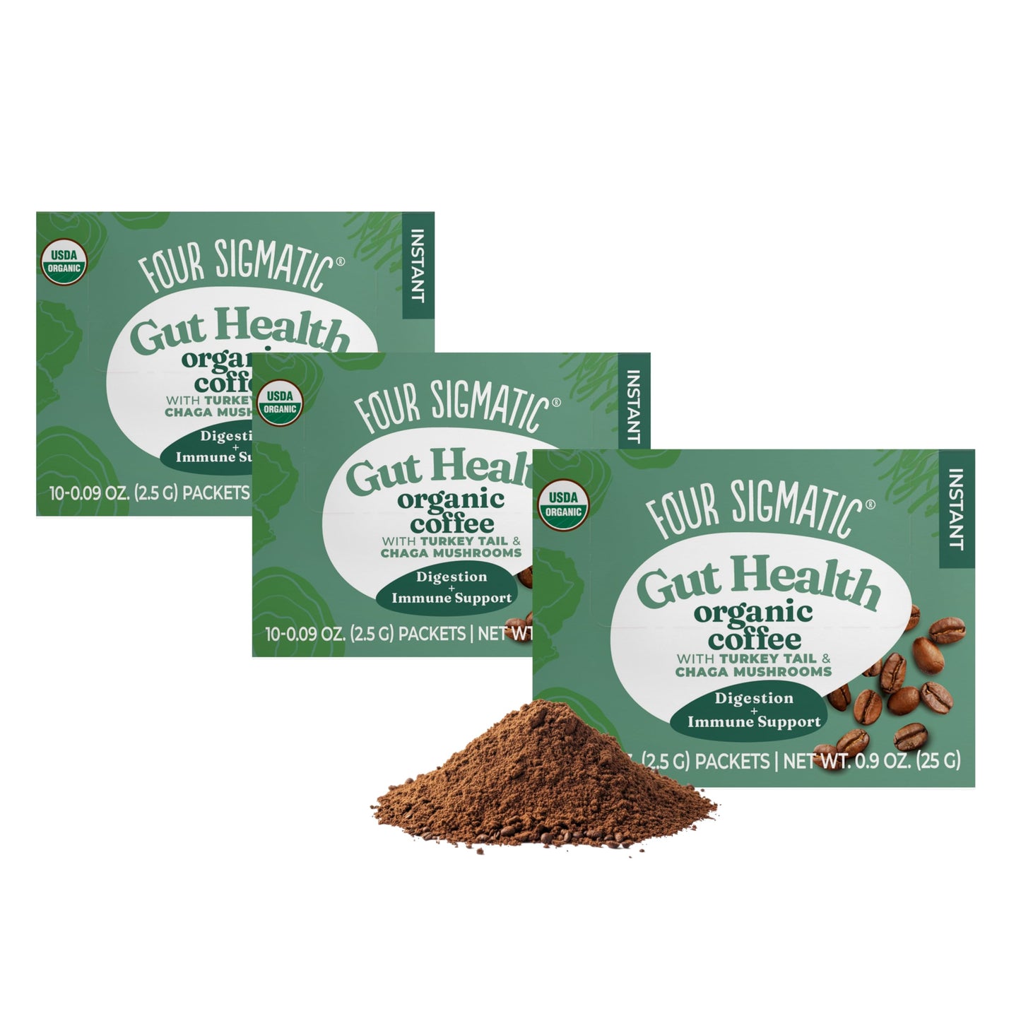 Four Sigmatic Mushroom Coffee Mix Lion's Mane, Chaga & Cordyceps