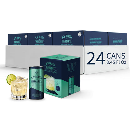 Lyre's Margarita - Non Alcoholic Spirits | Premium Ready To Drink Cocktail | 250ml | 50 Calories Per Can Only