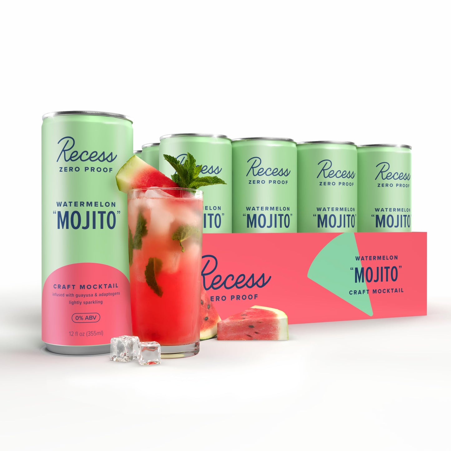Zero Proof Craft Mocktail Adaptogen Alcohol Free Beverage Mixer Celebration Drink Party Can