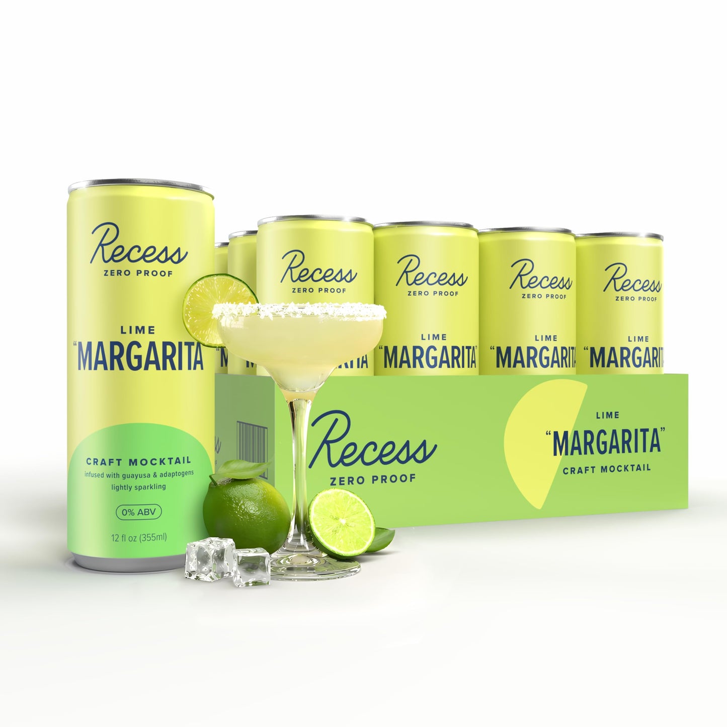 Zero Proof Craft Mocktail Adaptogen Alcohol Free Beverage Mixer Celebration Drink Party Can