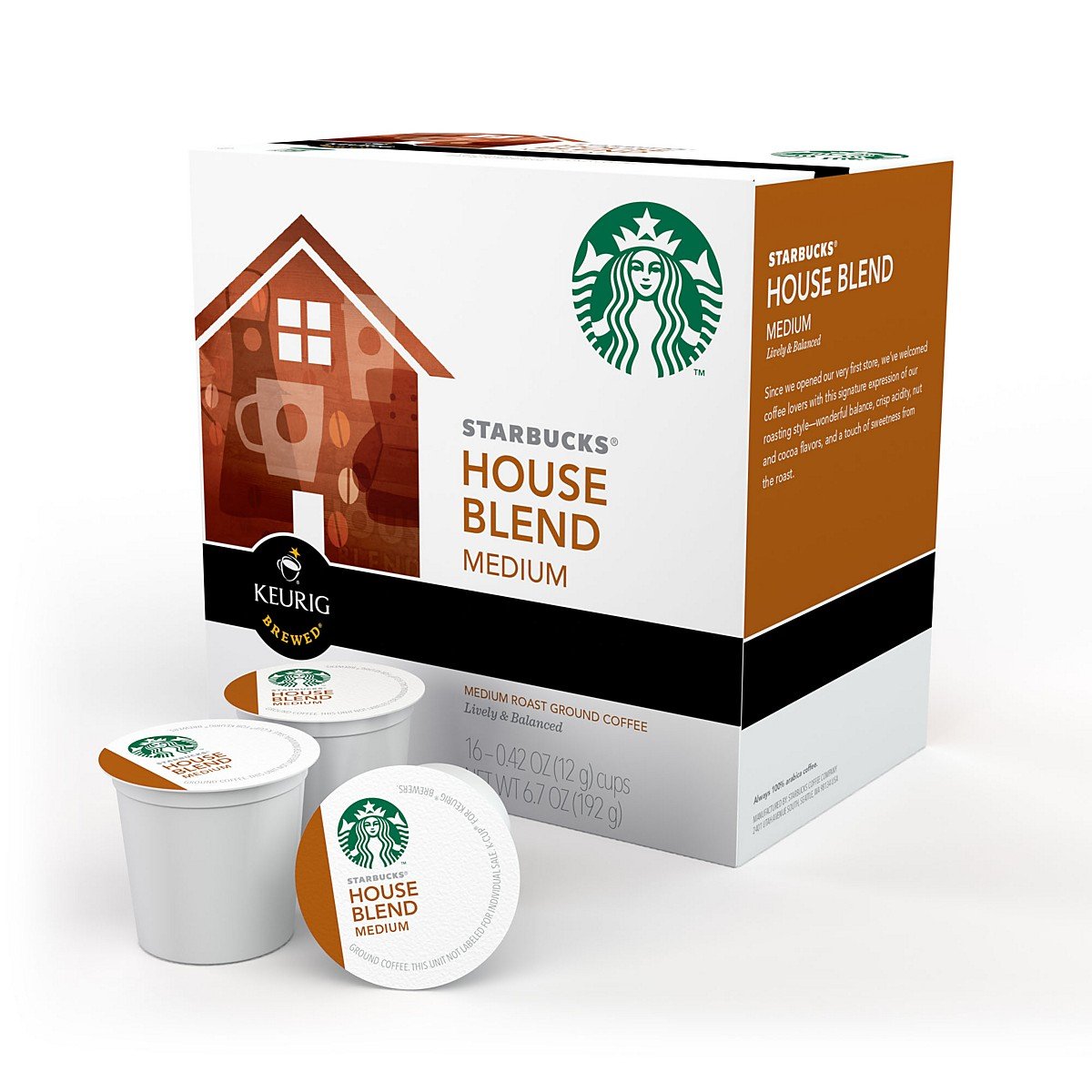 STARBUCKS 2 caffeinecapsuleboxkeurigmedium roast
