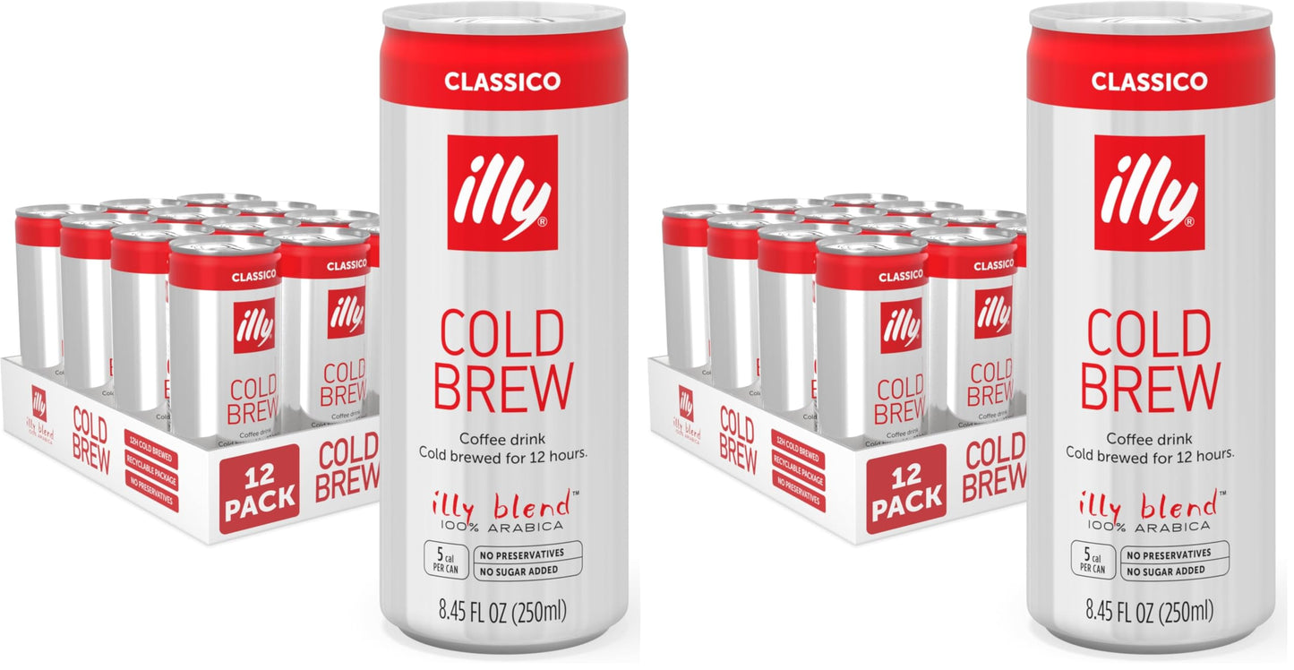 Ready to Drink Cold Brew Cappuccino & Latte Macchiato Italian Arabica Coffee All Natural No Preservatives
