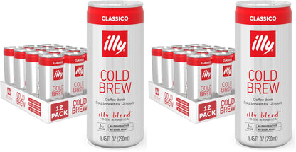 Ready to Drink Cold Brew Cappuccino & Latte Macchiato Italian Arabica Coffee All Natural No Preservatives