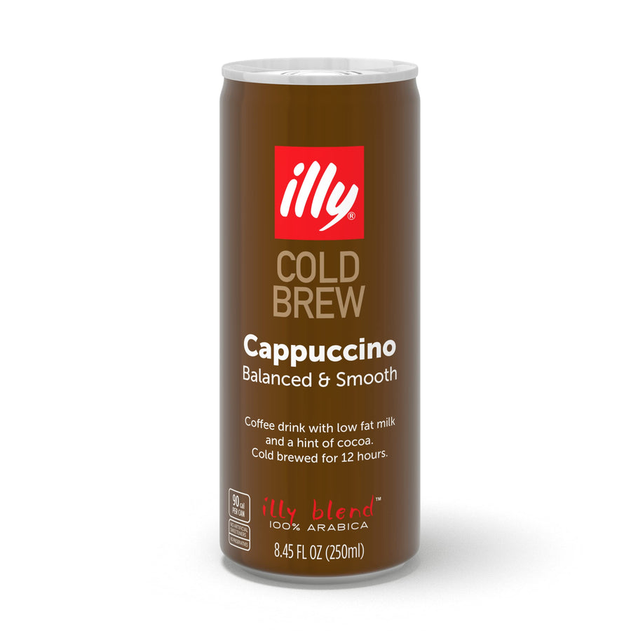 Ready to Drink Cold Brew Cappuccino & Latte Macchiato Italian Arabica Coffee All Natural No Preservatives