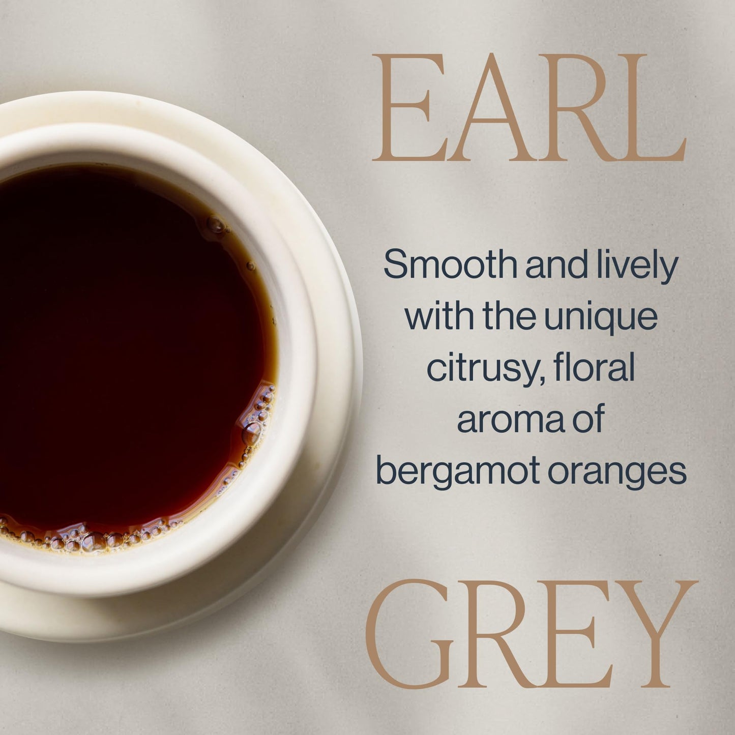 Earl Grey Black Tea Sachet Bags with Bergamot Oil Organic Kosher