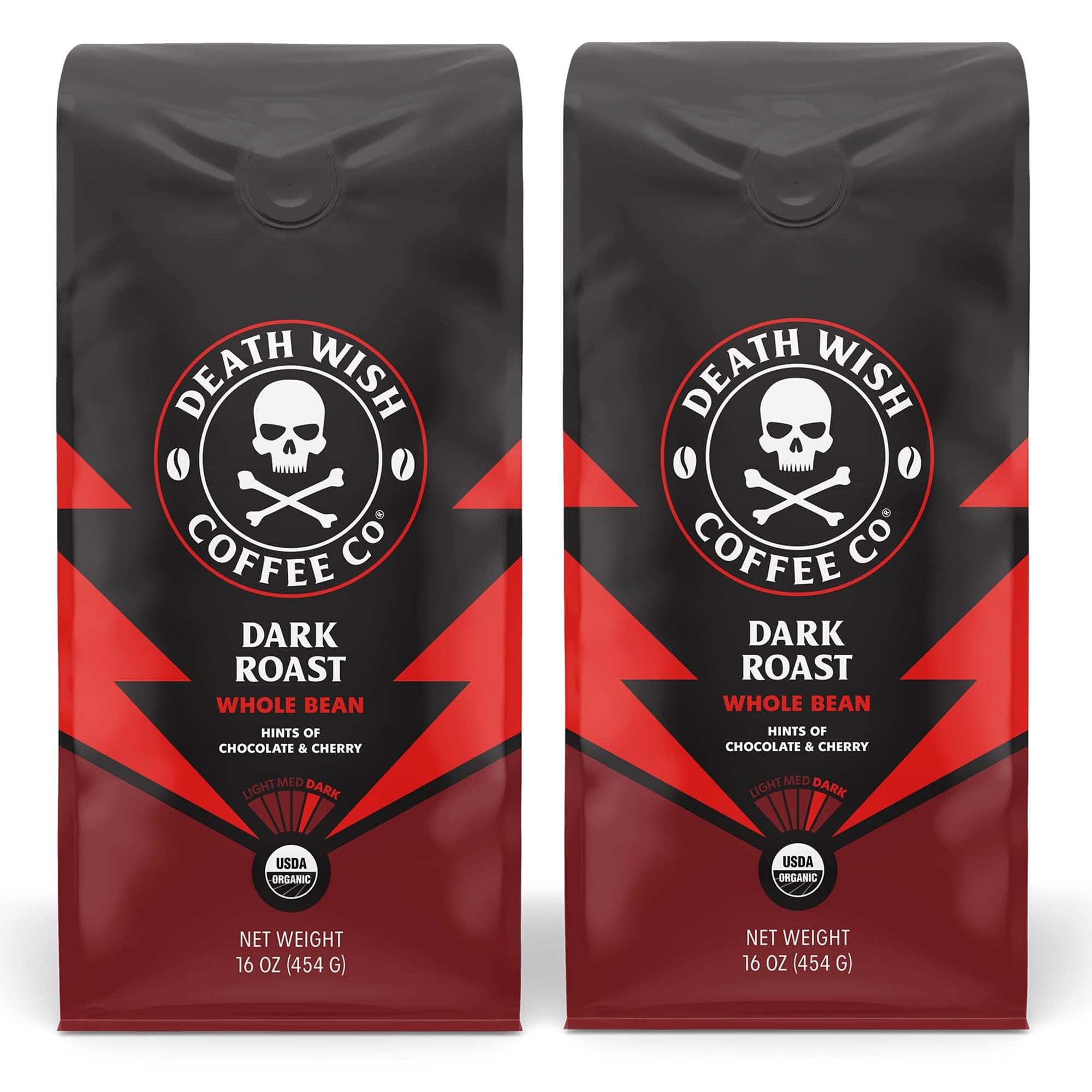 Valhalla Java Whole Bean Coffee Bold Intense Arabica Robusta Organic High Caffeine Blend