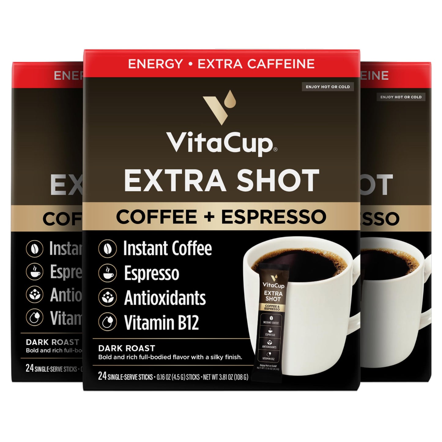 VitaCup Instant Coffee Sticks