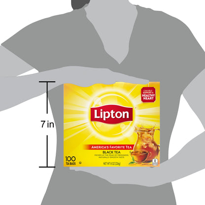 Lipton Tea Bags For A Naturally Smooth Taste Black Tea Iced or Hot Tea