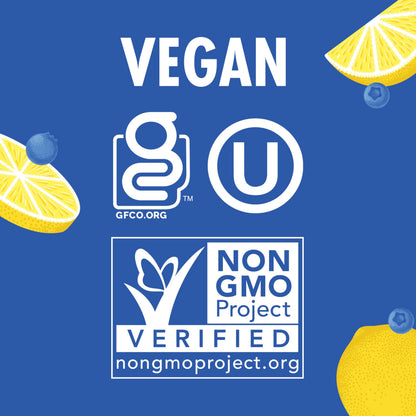 Sparkling Lemonade No Artificial Sweeteners Gluten Free Vegan Kosher Non GMO Slim Cans 12oz