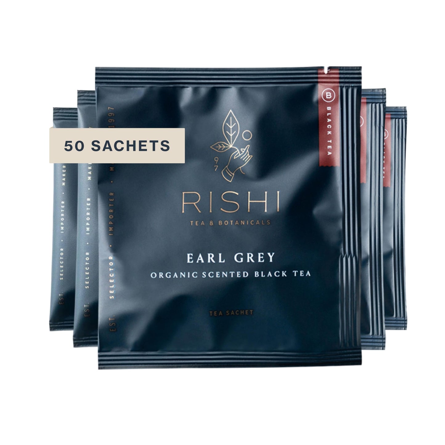 Earl Grey Black Tea Sachet Bags with Bergamot Oil Organic Kosher