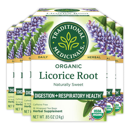 Traditional Medicinals Organic Daily Wellness Tea Collection, 96 Tea Bags (Pack of 6)