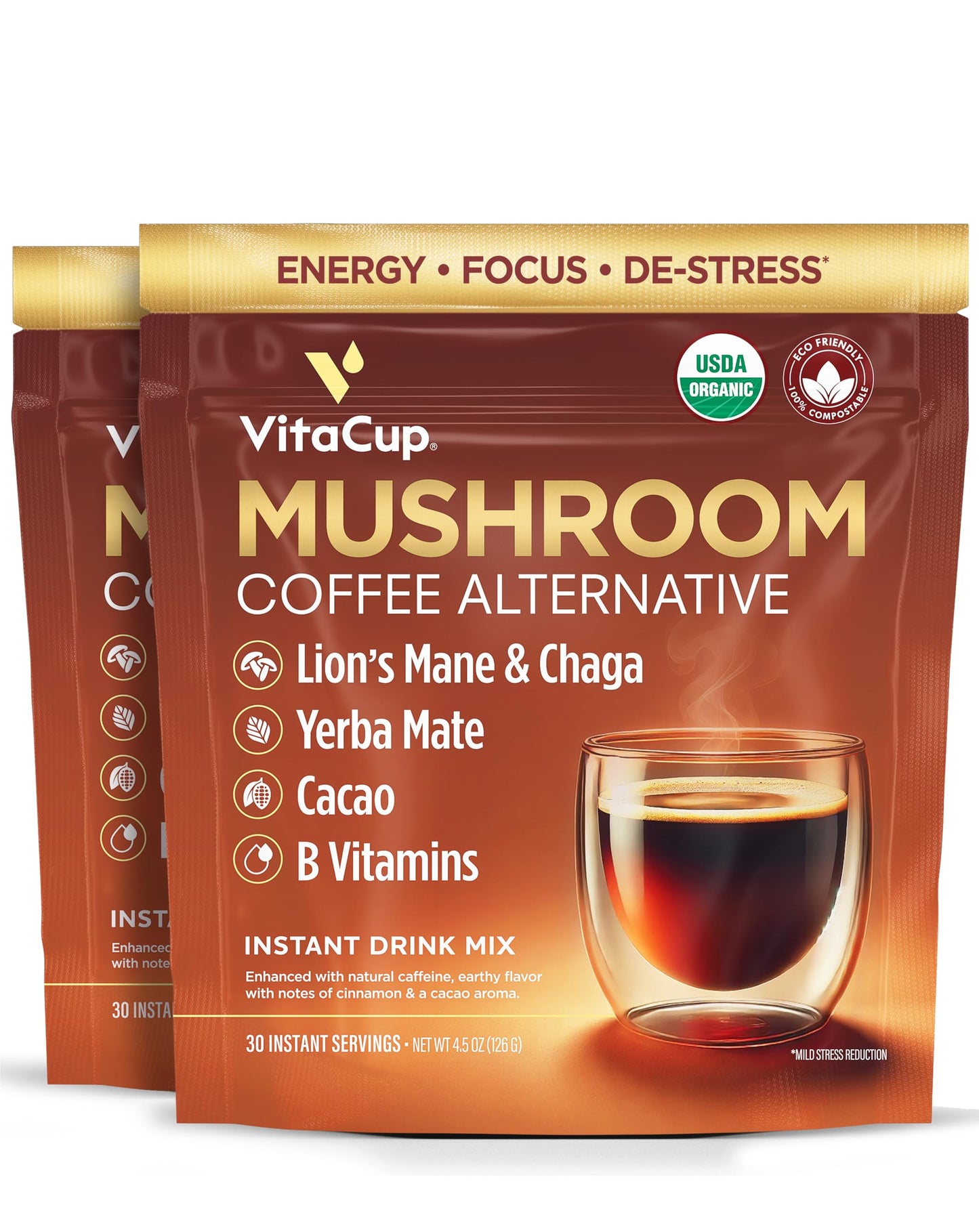 VitaCup Instant Coffee Sticks