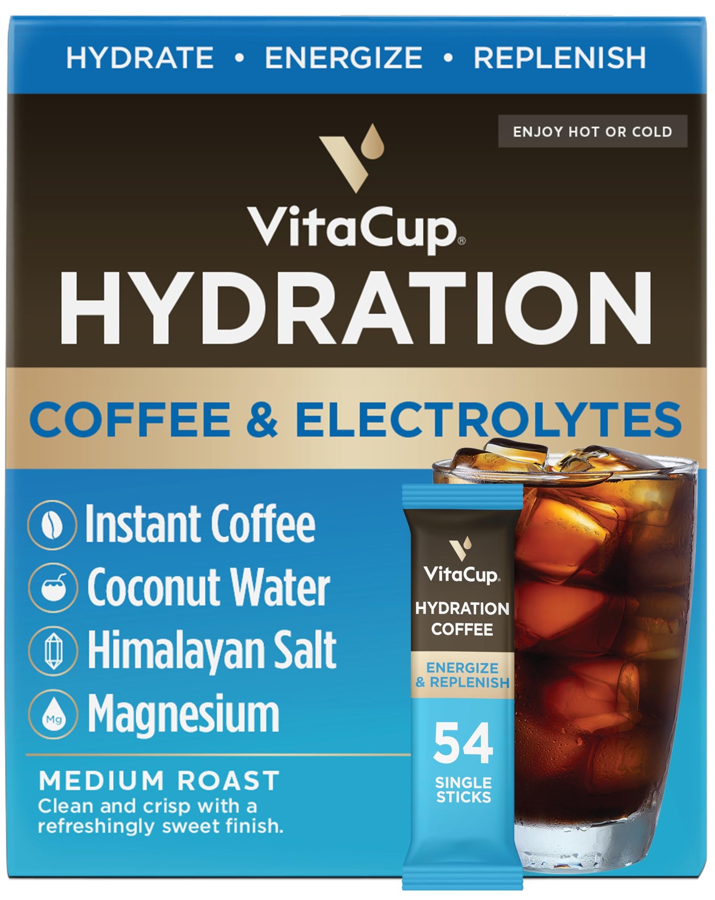 VitaCup Instant Coffee Sticks