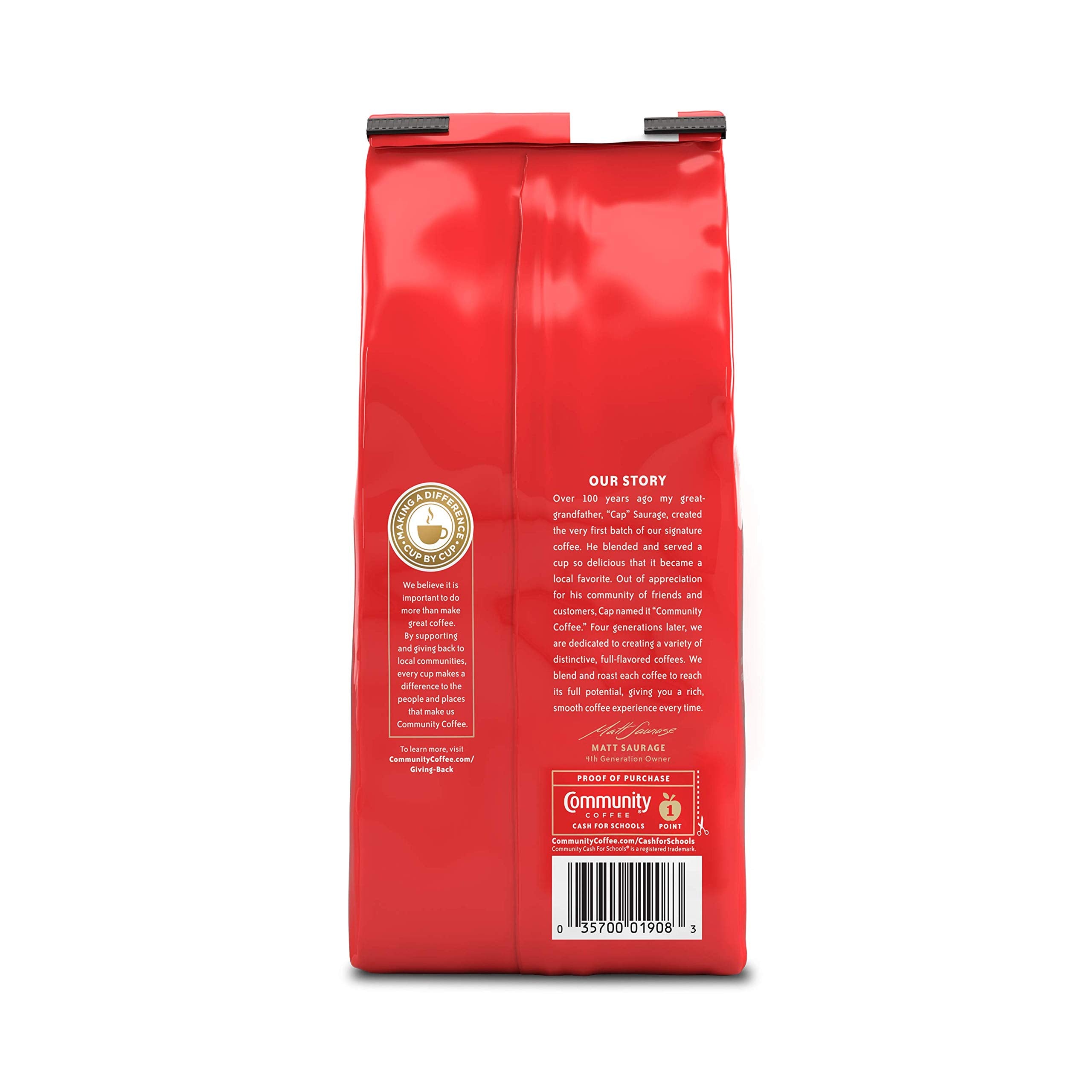 Southern Pecan Praline Flavored Medium Roast Ground Coffee 12oz Bags Pack of 6 72oz