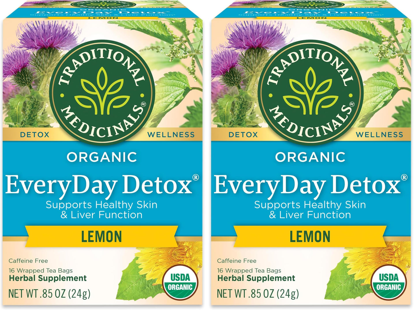 Traditional Medicinals Organic Roasted Dandelion Root Herbal Tea