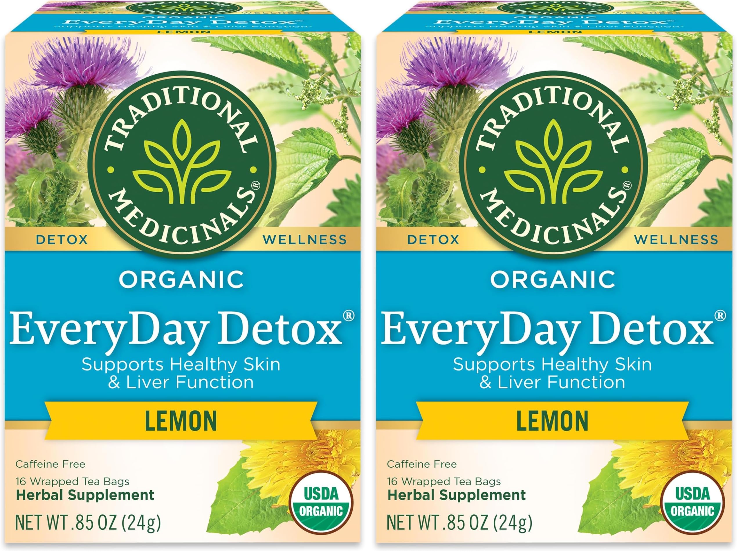 Traditional Medicinals Organic Roasted Dandelion Root Herbal Tea