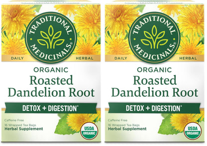 Traditional Medicinals Organic Roasted Dandelion Root Herbal Tea