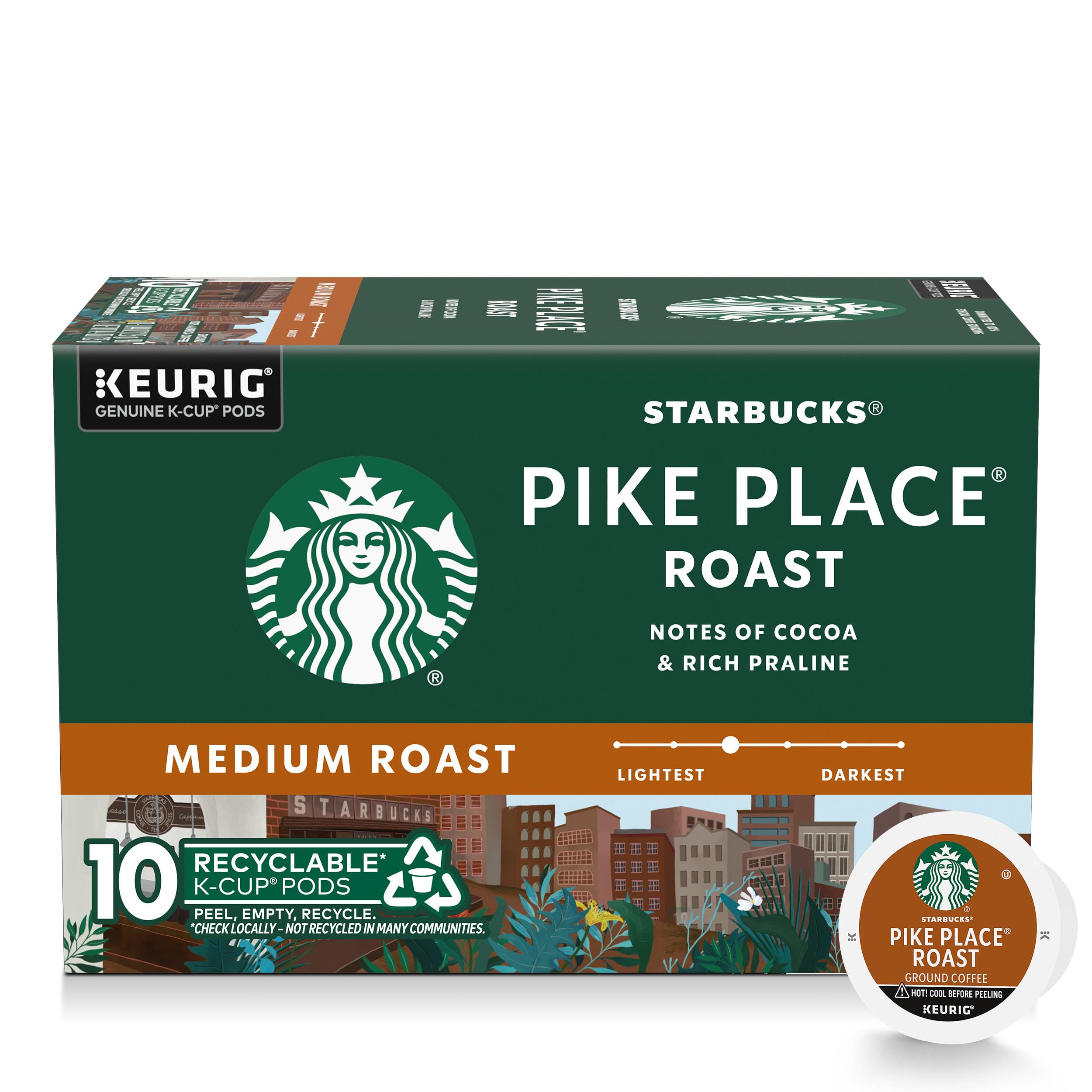 STARBUCKS 2 caffeinecapsuleboxkeurigmedium roast