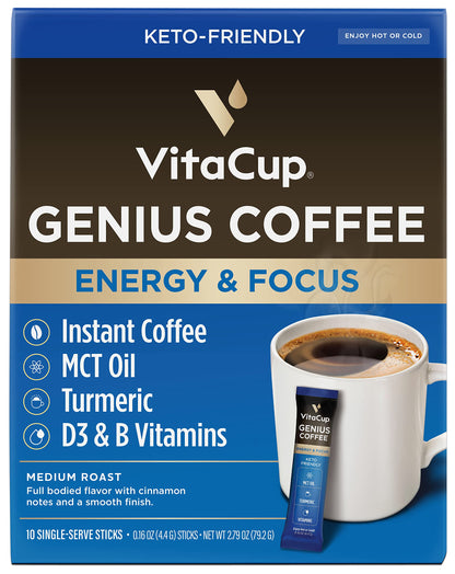 VitaCup Instant Coffee Sticks