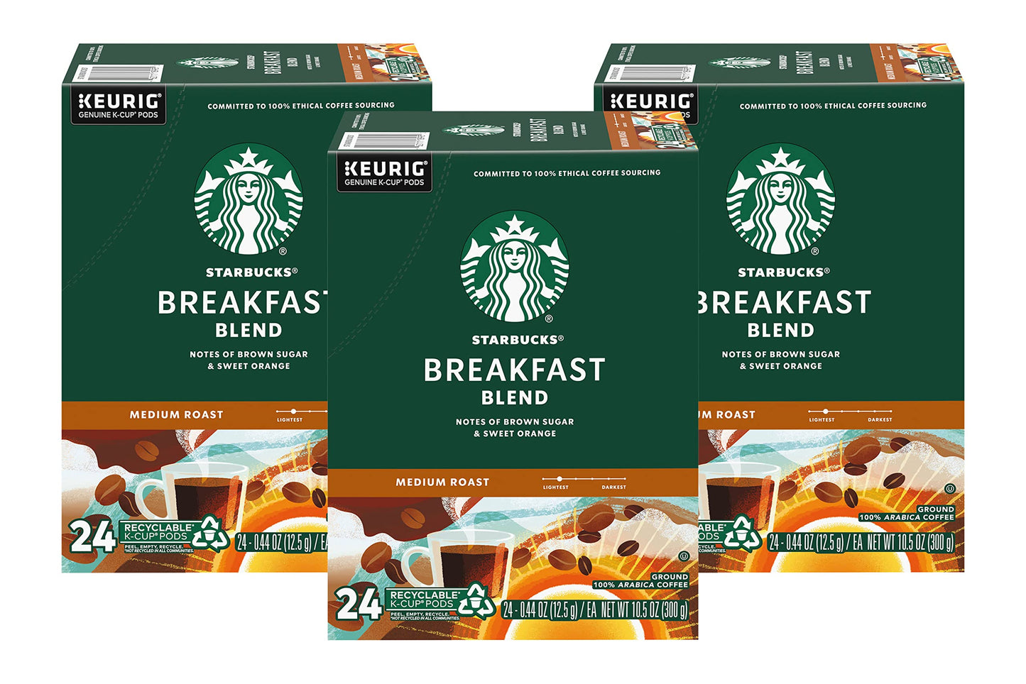 STARBUCKS 2 caffeinecapsuleboxkeurigmedium roast